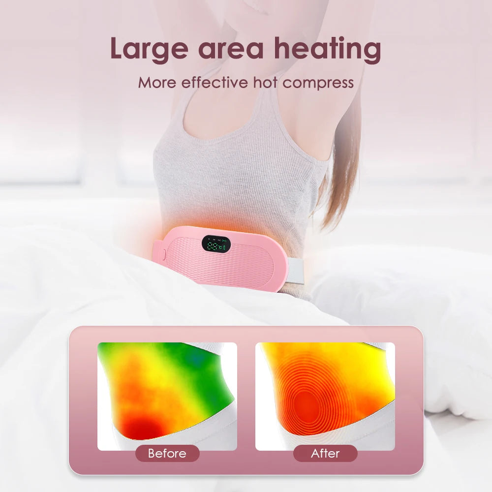 Electric Heating Vibrator Pad Women