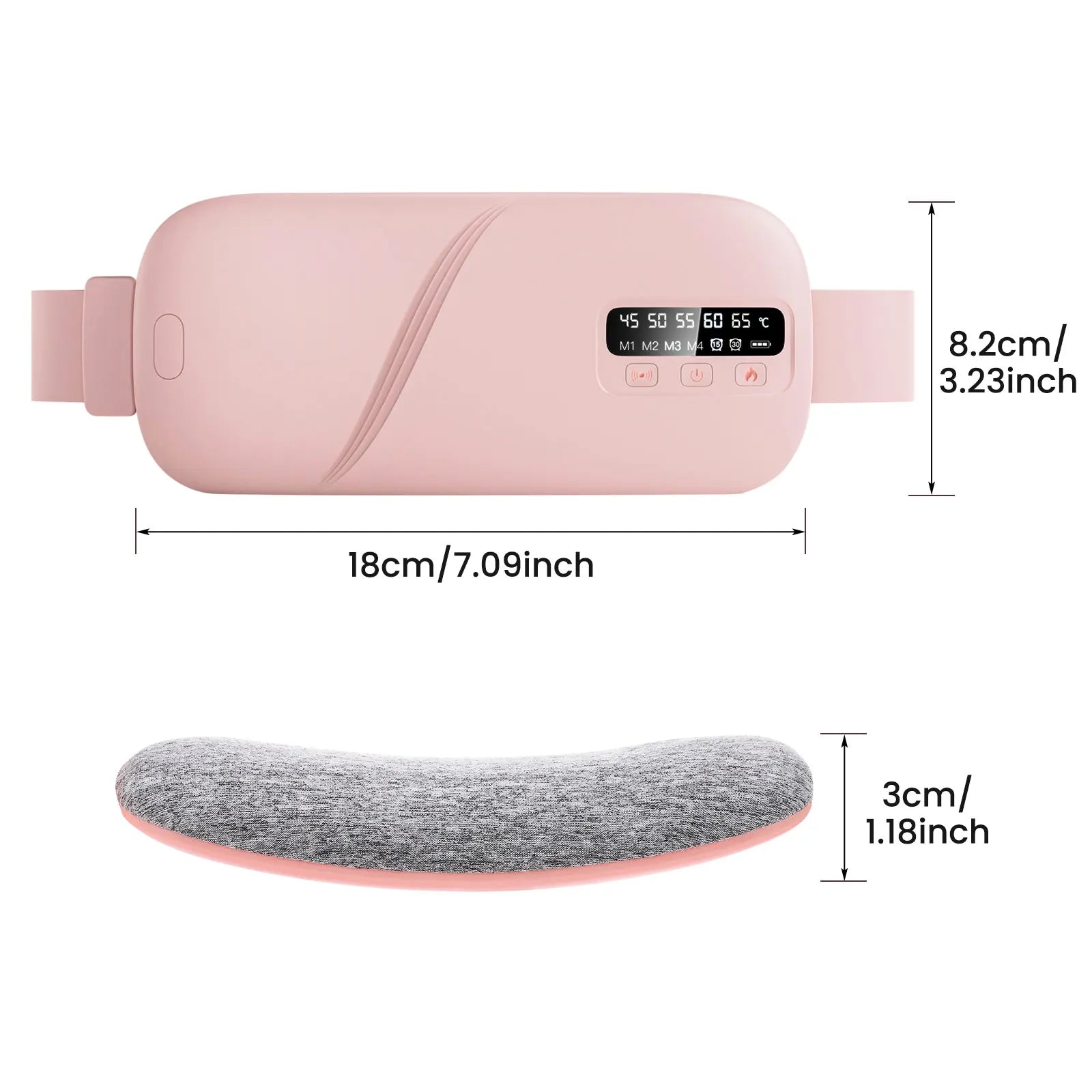 Electric Heating Vibrator Pad Women