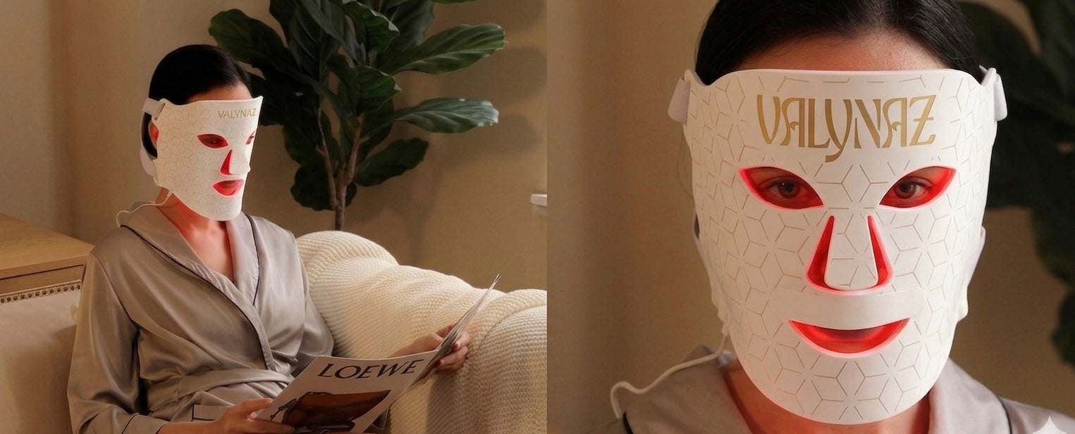 VALYNAZ™ Elite Silicone LED Therapy Mask | Professional At-Home Skin Rejuvenation