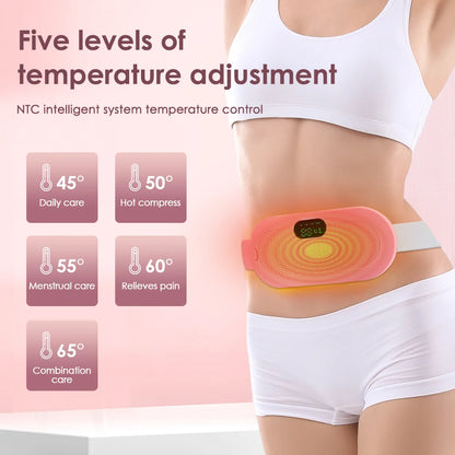Electric Heating Vibrator Pad Women