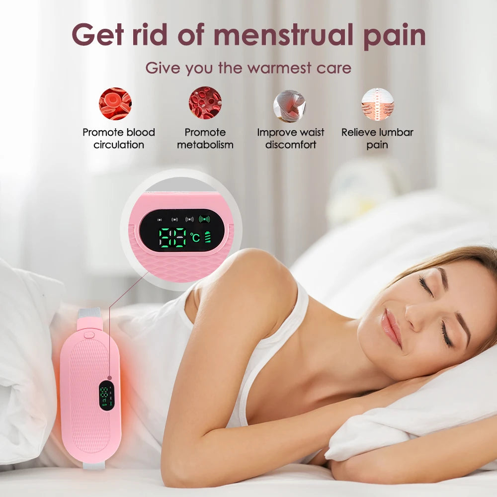 Electric Heating Vibrator Pad Women