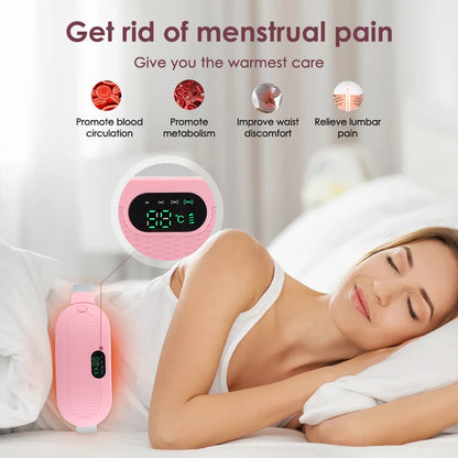Electric Heating Vibrator Pad Women