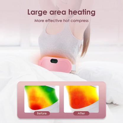 Electric Heating Vibrator Pad Women