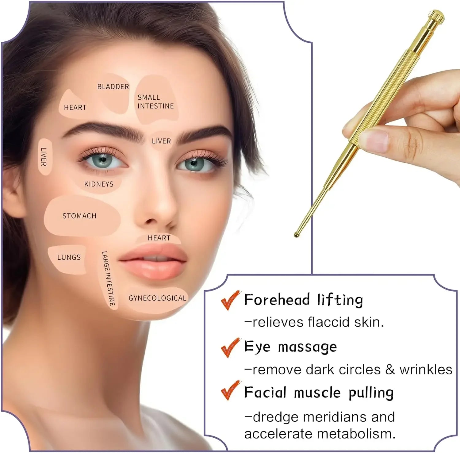 Facial Reflexology Massage Pen